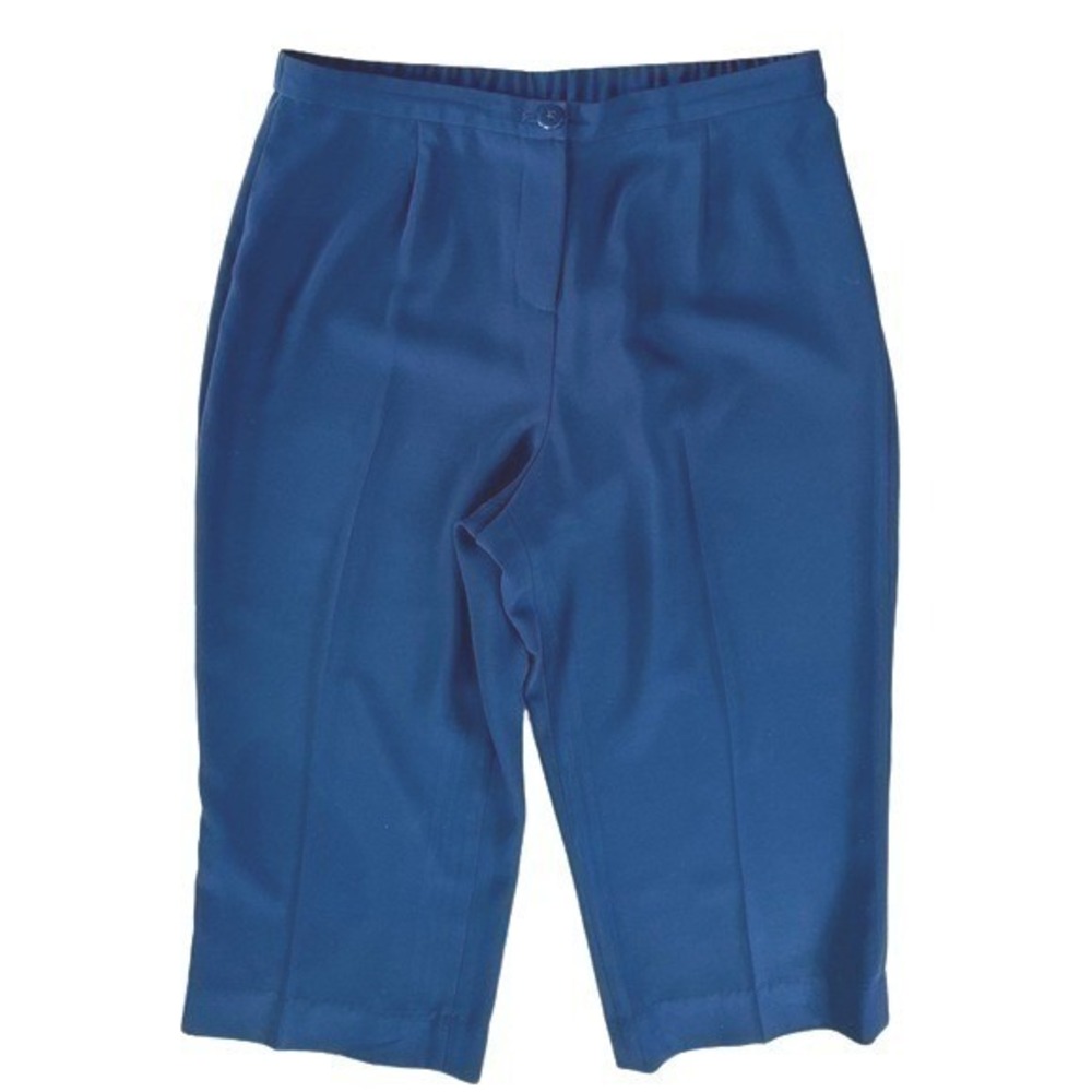 Pendleton‎ Pleated Cropped Trousers Navy Blue Womens 6